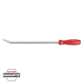 Pry Bar, All Metal Core, Comfortable Tri-Lobe Handle, Corrosion Resistant, Hammer-Ready Strike Cap, 18 in