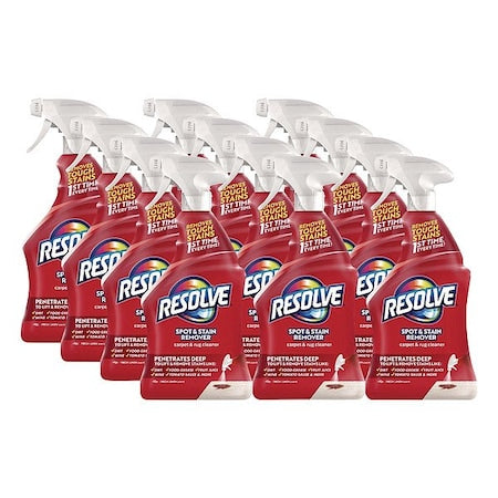 Triple Oxi Advanced Trigger Carpet Cleaner, Fresh Linen, 22 oz Spray Bottle, PK12