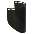 Face Shield Visor, Gray Visor, 9 in Height