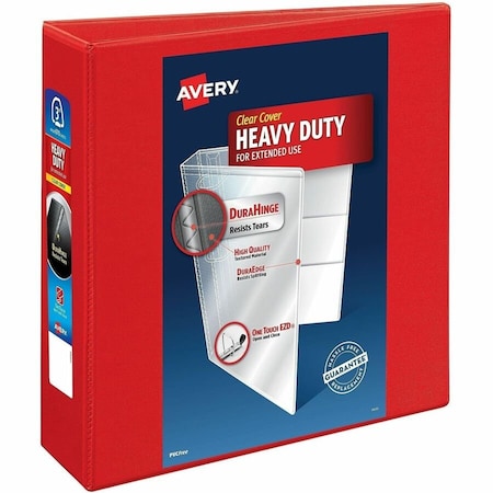 Heavy-Duty View 3 Ring Binder, 3 In Ring