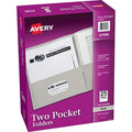 Two-Pocket File Folder, Gray, PK25