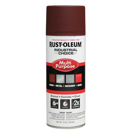 Spray Primer, Red, Flat, Solvent, 12 oz.