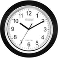 Atomic Wall Clock,Black,12