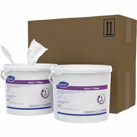 Disinfecting Wipes, Canister, Scent, White, 4 PK