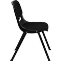 Pad Stack Chair, Plastic, Black