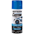Automotive Premium Custom Chrome Lacquer Spray Paint, Blue, 10 oz.