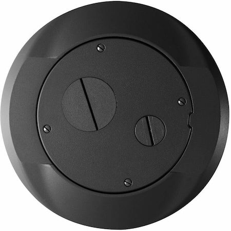 Floor Sub-Plate, Floor Box Type, 1 Gang, Aluminum, Furniture Feed Cover Type