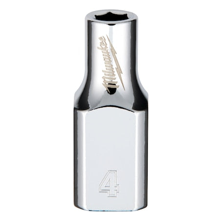 SocketExtension, Chr, 6P4mm, Chrm, 0.25in