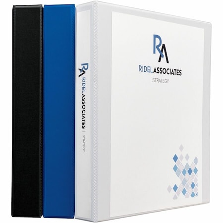 Durable View 3 Ring Binder, 1" Slant Rin