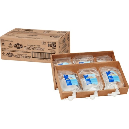 CLOROX 1000 mL Hand Sanitizer, PK6