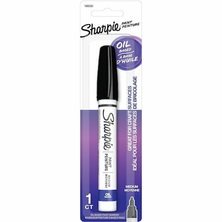 Liquid Paint Marker, Black, Fiber