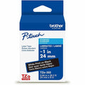 Adhesive TZ Tape (R) Cartridge 15/16"x26-1/5ft., White/Black