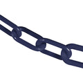 3"" x 300' Cobalt Blue Plastic Safety Chain