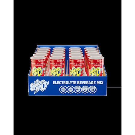 Qwik Stik(TM) Sugar Free Drink Mix Powder 20 oz Yield Per 0.11 oz Unit, Fruit Punch, Pk10