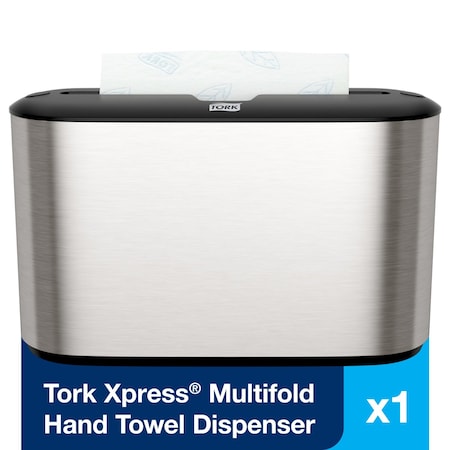 Paper Towel Dispenser, Metal/Plastic,
