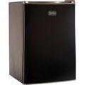 Compact Refrigerator Energy Star Single Door Mini Fridge with Freezer, 2.5 Cubic Feet, Black