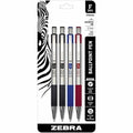 F-301 Retractable Ballpoint 0.7mm Assorted 4pk