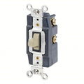 Wall Switch, 1 hp, Toggle, 20 A, Ivory