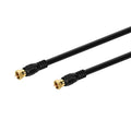 Coaxial Cable, RG-6,12 ft., Black