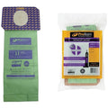 Vacuum Bag, Fits ProTeam Vacuum Brand 107251/107252 Vacuum Models, Dry, Paper, 10 PK