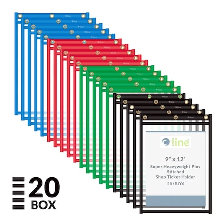 Shop Ticket Holder, Clear, 13 9/16" H, PK20