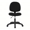 Task Chair, Armless, Black, Petite, 275 lb