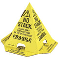 PalletCones, 8inL, 8inW, Black, Yellow, PK50