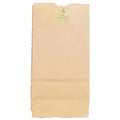 Grocery Bag Flat Bottom 4 lb Brown, Pk500