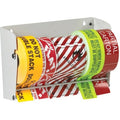 Wall Mount Label Dispenser, 12 1/2", White, 1/Each