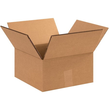 14 in x 14 in x 8 in Shipping Box, Kraft, Corrugate, Double Wall, 48 ECT