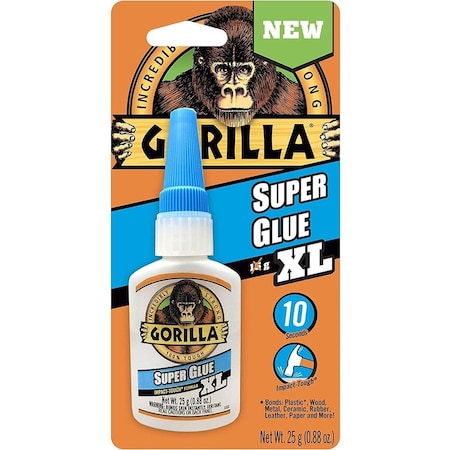 Instant Adhesive, Super Glue Series, Clear, 0.88 fl oz, Bottle