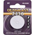 Dantona UL2430 Lithium Button General Purpose Battery - For Multipurpose - CR2430 - 280 mAh - 3 V DC
