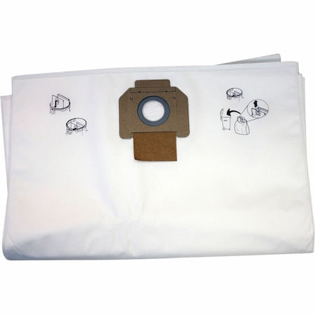 Vacuum Bag, Wet/Dry, Fleece Filter, 5 PK