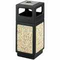 Ash/Trash Can, 15 gal., Black