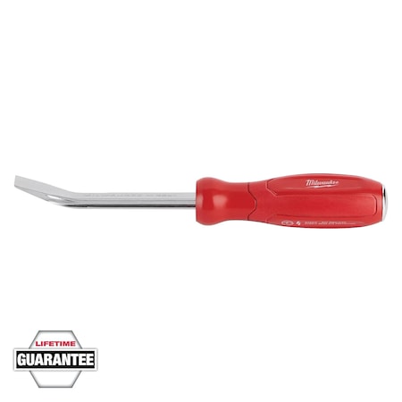 Pry Bar, All Metal Core, Comfortable Tri-Lobe Handle, Corrosion Resistant, Hammer-Ready Strike Cap, 24 in