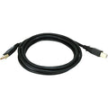 Standard USB Cable, Black, 6ft L