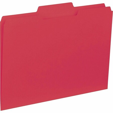 File Folder, Red, Paperboard, PK100
