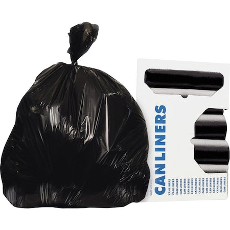 55 gal Trash Bags, 40 in x 53 in, Premium, 1.3 mil, Black