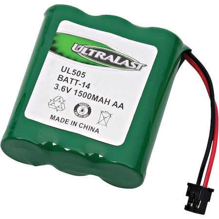 Dantona Cordless Phone Battery - For Phone - Battery Rechargeable - 1500 mAh - 3.6 V DC - 1