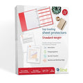 Sheet Protector, Nonglare, PK50