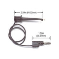 Test Leads, Black, 300 V, 20 AWG, 36 in