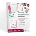 Page Protector, Poly, 11 x 8.5", PK100