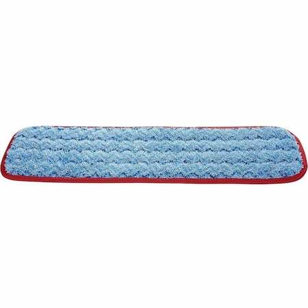 18 in Quick Change Mop Pad, Red, No Handle