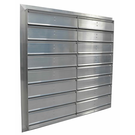 Motorized Damper, Aluminum, Square, 18 ga