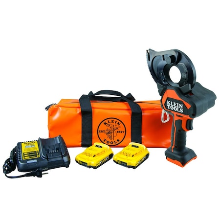(2) 2 Ah Batteries, Charger and Bag, 20V, Battery-Operated Battery