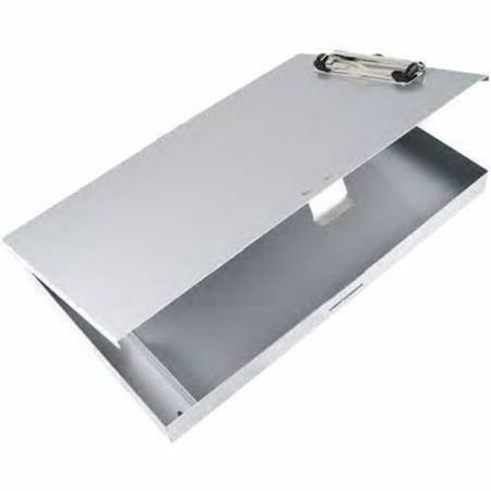8-1/2" x 11" Plastic Clipboard 1", Silver