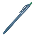Metal DetectableEconomy Retractable Pen, Green Ink, W/Clip, PK50