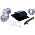 Roof Vent Kit, Flexible Duct, 8 ft. L