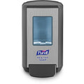 Soap Dispenser, Wall Mount, Manual, Push Style, Graphite