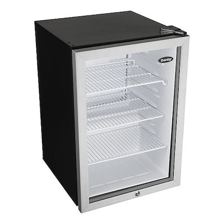 Compact Glass Door Fridge